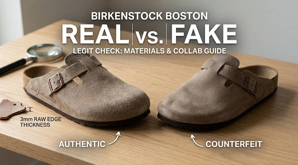 Birkenstock Boston Real vs. Fake: 2026 Legit Check, Materials & Collab Guide