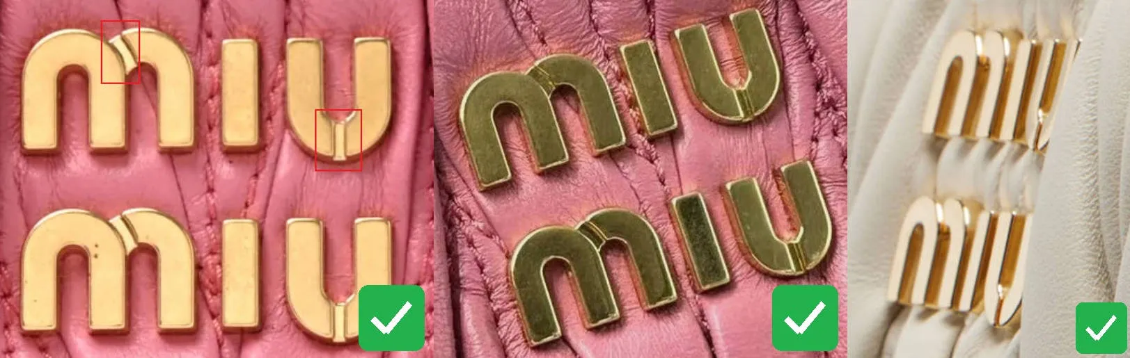 miu miu wander metal logo typography authentic