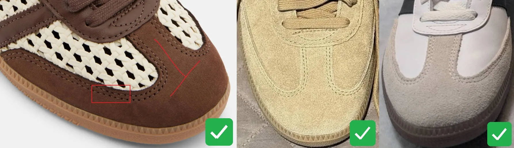 adidas samba t toe suede shape authentic