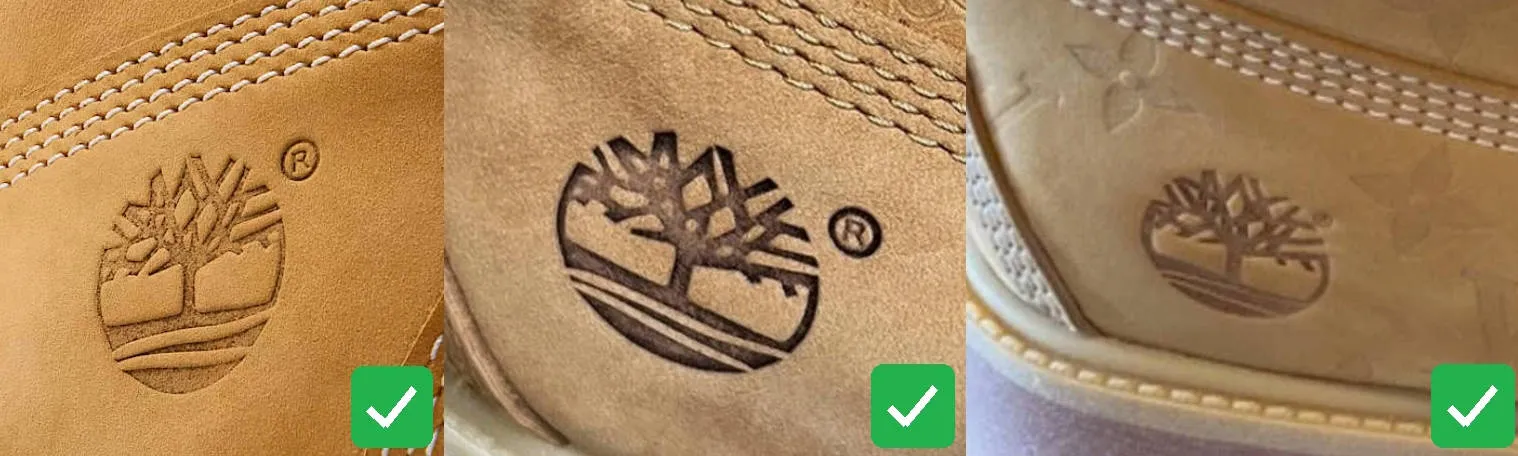 timberland authentic burnished tree logo