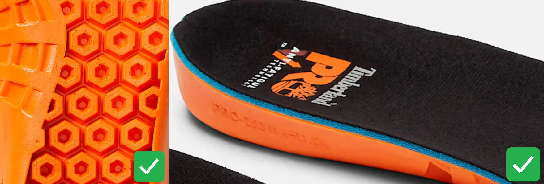 timberland authentic anti fatigue insole geometric pattern