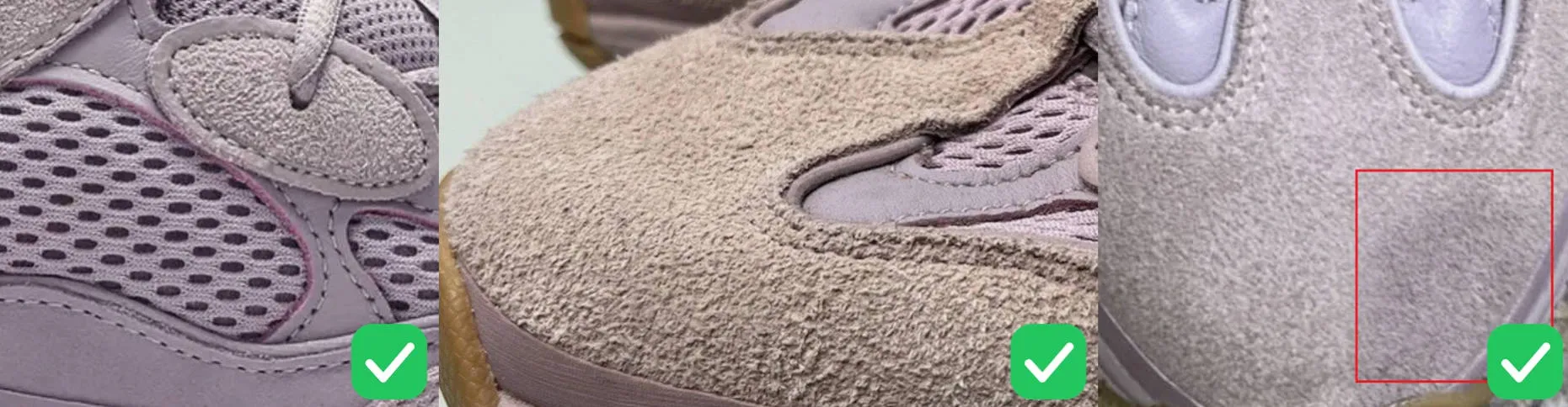 genuine-yeezy-500-lilac-premium-suede-mesh-texture